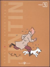 TINTIN en italiano volumen 5, de Hergé | portada del libro