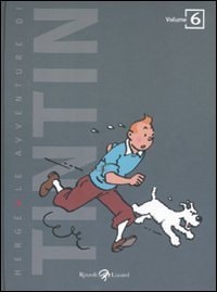 TINTIN en italiano volumen 6, de Hergé | portada del libro