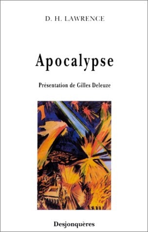 APOCALYPSE, de David Herbert Lawrence | portada del libro