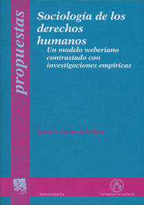 Sociología de los derechos humanos, de Aymerich Ojea | portada del libro