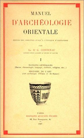 ANUEL D'ARCHEOLOGIE ORIENTALE. TO (ECB), de Georges Contenau | portada del libro