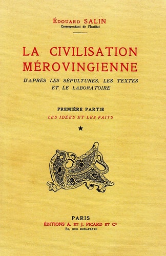A CIVILISATION MEROVINGIENNE. TOM (ECB), de Édouard Salin | portada del libro
