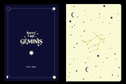 PACK 2 CUADERNOS GRAPADOS A6 HOROSCOPO NEGRO - GEMINIS, de HOROSCOPO NEGRO | portada del libro