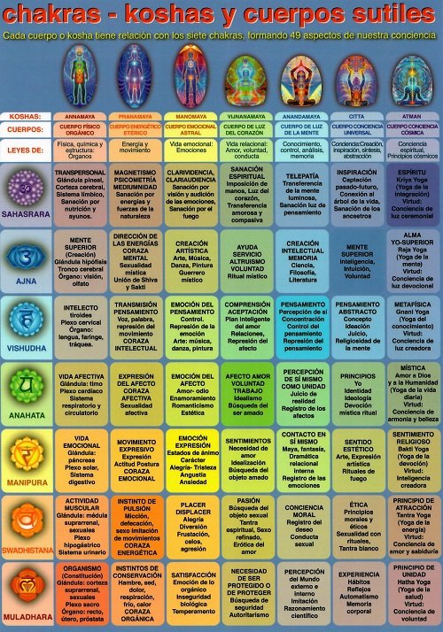 CHAKRAS-KOSHAS Y CUERPOS SUTILES LD-004 | portada del libro