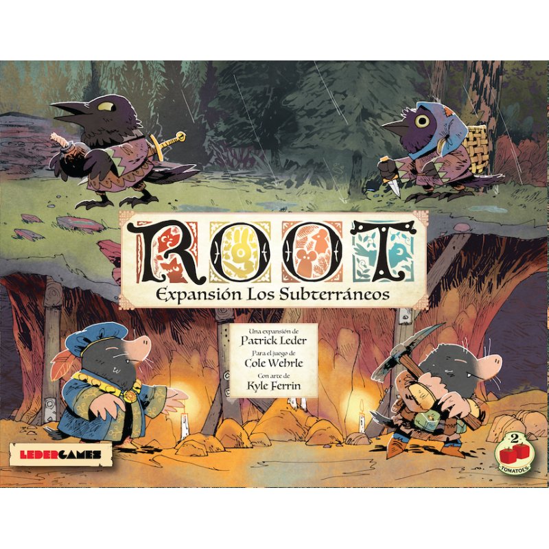 JUEGO DE MESA ROOT EXPANSION LOS SUBTERRANEOS | portada del libro