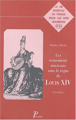 ES EVENEMENTS MUSICAUX SOUS LE RE (ECB), de Benoit | portada del libro