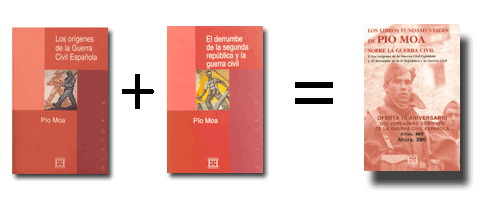 Pack La segunda república según Pío Moa, de Moa Rodríguez | portada del libro