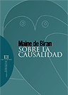 Sobre la causalidad, de Maine de Biran | portada del libro