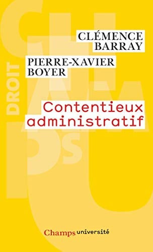 ONTENTIEUX ADMINISTRATIF, de BOYER#BARRAY PIERRE-XAVIER#CLEMENCE | portada del libro