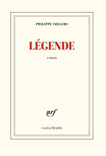 LEGENDE, de Philippe Sollers | portada del libro