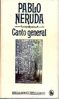 CANTO GENERAL, de Neruda | portada del libro