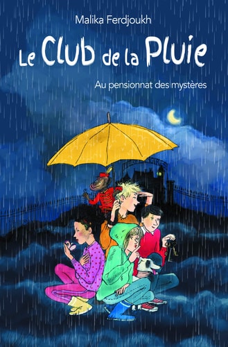E CLUB DE LA PLUIE AU PENSIONNAT, de Malika Ferdjoukh | portada del libro