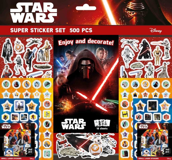 SUPER SET DE PEGATINAS DE STAR WARS | portada del libro