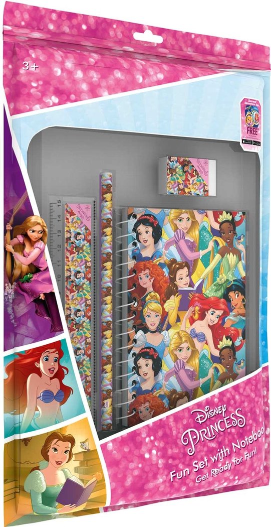 DISNEY PRINCESS DIVERTIDO PACK PARA DIBUJAR Y TOMAR NOTAS | portada del libro
