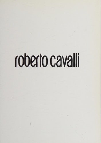 ROBERTO CAVALLI (ANGLAIS), de Javier Arroyuelo | portada del libro
