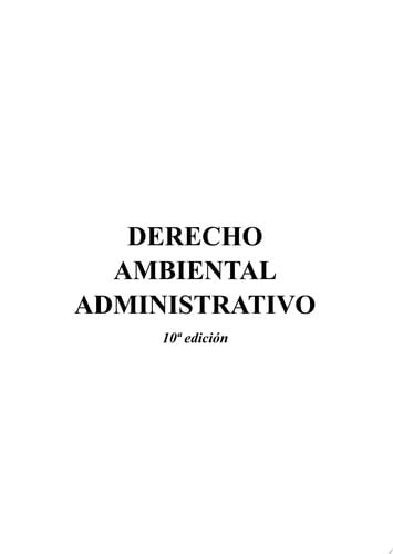 Derecho ambiental administrativo, de Lozano Cutanda | portada del libro