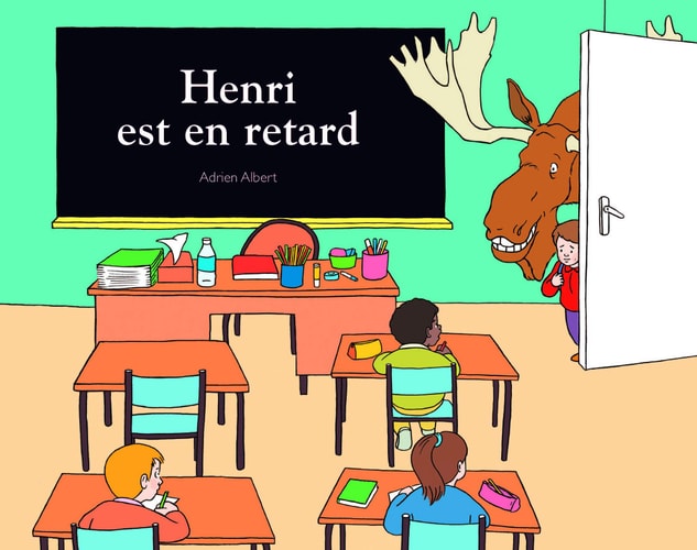 ENRI EST EN RETARD, de Adrien Albert | portada del libro