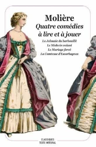 UATRE COMEDIES A LIRE ET A JOUER, de Molière | portada del libro