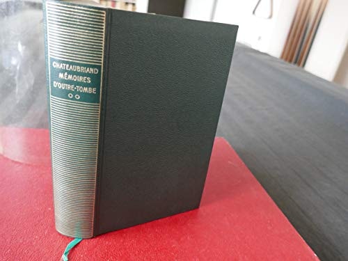MEMOIRES D'OUTRE-TOMBE T2, de François-René vicomte de Chateaubriand | portada del libro
