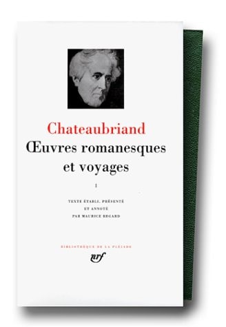 OEUVRES ROMANESQUES ET VOYAGES T1, de François-René de Chateaubriand | portada del libro