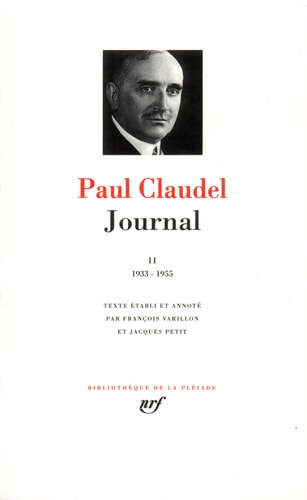 CLAUDEL JOURNAL T2, de Paul Claudel | portada del libro