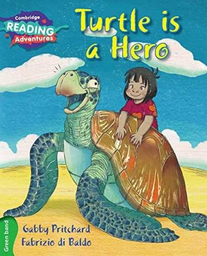 GREEN TURTLE IS A HERO | portada del libro