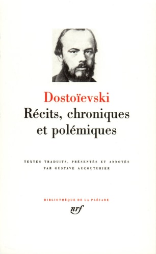 RECITS CHRONIQUES ET POLEMIQUES, de Fyodor Dostoyevsky | portada del libro