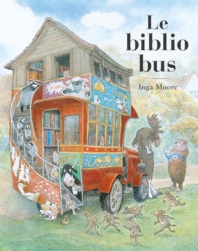E BIBLIOBUS, de Inga Moore (auteur et illustrateur).) | portada del libro