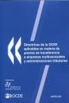 DIRECTRICES DE LA OCDE APLICABLES EN MATERIA DE PRECIOS DE T | portada del libro