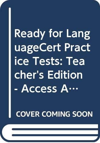 READY FOR LANGUAGE CERT A2 TEACHERS BOOK | portada del libro