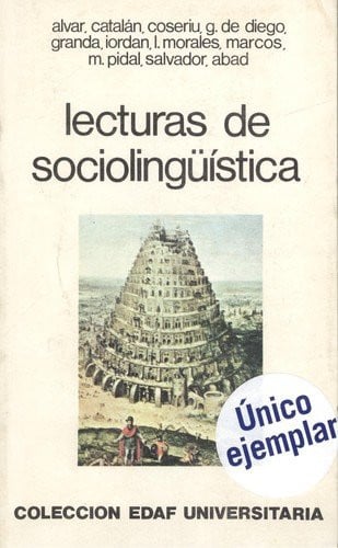 LECTURAS DE SOCIOLINGUíSTICA, de VV.AA. | portada del libro