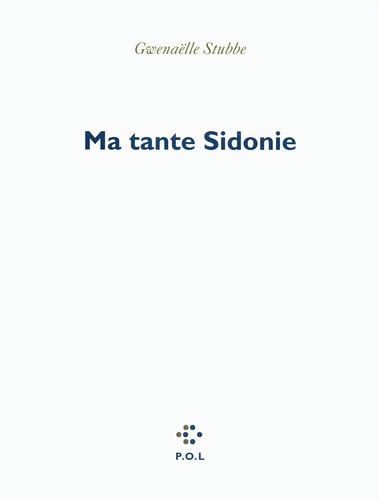 MA TANTE SIDONIE, de Gwenaëlle Stubbe | portada del libro