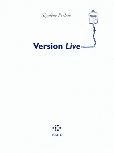 VERSION LIVE, de Sigolène Prébois | portada del libro