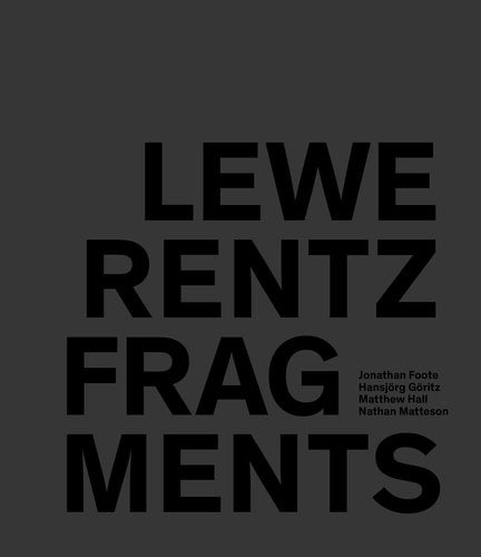 LEWERENTZ FRAGMENTS, de Jonathan Foote | portada del libro