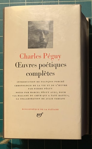 OEUVRES POETIQUES COMPLETES, de Charles Péguy | portada del libro