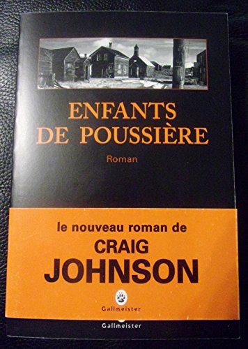 ENFANTS DE POUSSIERE, de Craig Johnson | portada del libro