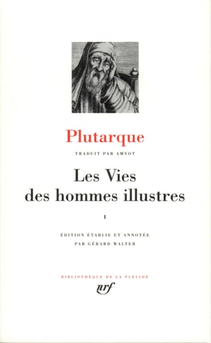LES VIES DES HOMMES ILLUSTRES T1, de Plutarchus | portada del libro
