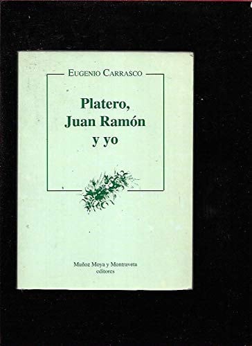 PLATERO JUAN RAMON Y YO, de CARRASCO | portada del libro
