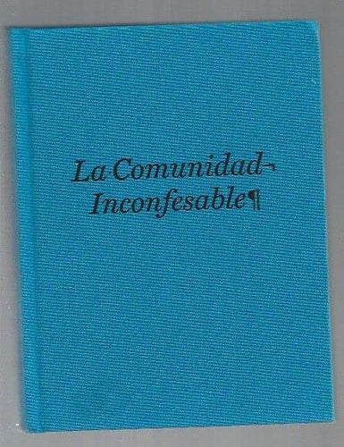 COMUNITA INCONFESABILE, LA, de Unknown Author | portada del libro