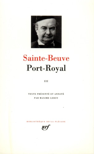 PORT-ROYAL T3, de Sainte-Beuve | portada del libro