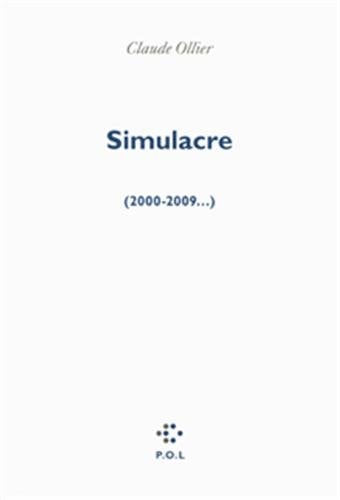 SIMULACRE, de Claude Ollier | portada del libro