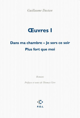 OEUVRES T1, de Guillaume Dustan | portada del libro
