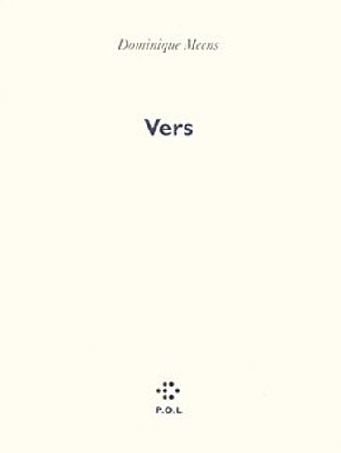 VERS, de Dominique Meens | portada del libro
