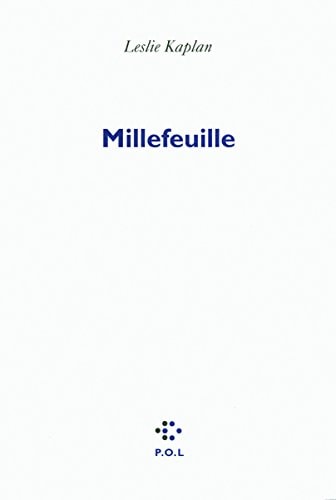 MILLEFEUILLE, de Leslie Kaplan | portada del libro
