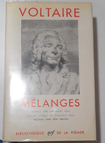 MELANGES, de Voltaire | portada del libro