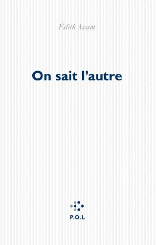ON SAIT L'AUTRE, de Edith Azam | portada del libro
