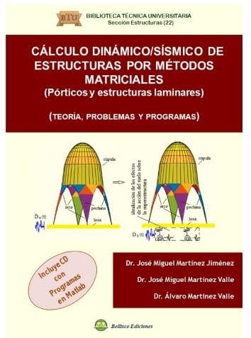 CALCULO DINAMICO SISMICO DE ESTRUCTURAS POR METODOS MATRICI, de NARTINEZ JIMENEZ | portada del libro