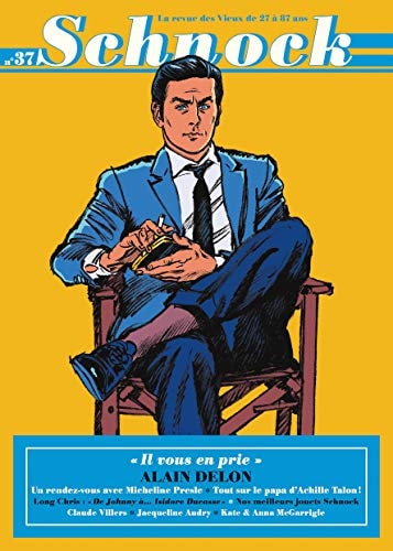 CHNOCK N°37, ALAIN DELON, de La revue schnock | portada del libro