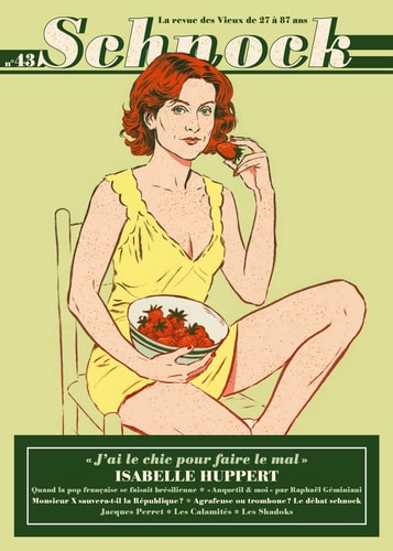 CHNOCK 43 - ISABELLE HUPPERT, de La Revue Schnock | portada del libro