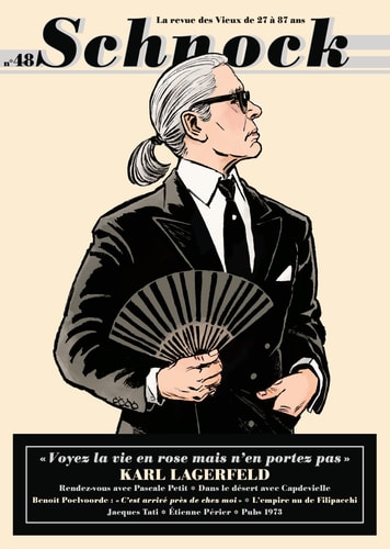 CHNOCK N°48 KARL LAGERFELD, de LA REVUE SCHNOCK | portada del libro